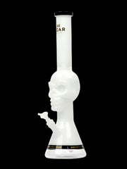 White Gear Premium Tuxedo Skull Bong